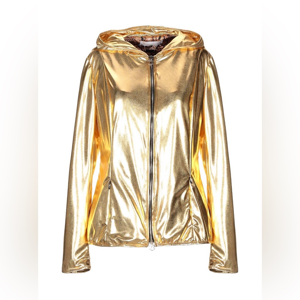 Sport Goddess Alert!Luxurious Brand New Sport Gold Jacket Made in Italy Size L